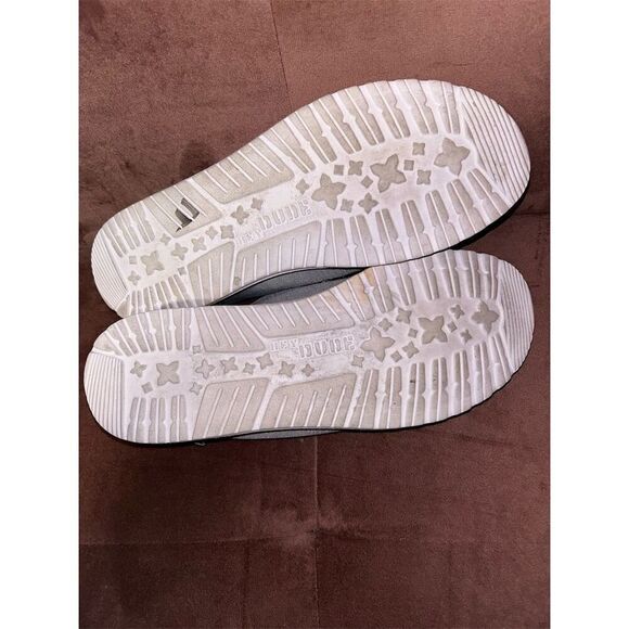 Hey Dude Women's Wendy Metallic Sparkle Silver Shoes Size 11 Casual - Picture 4 of 6